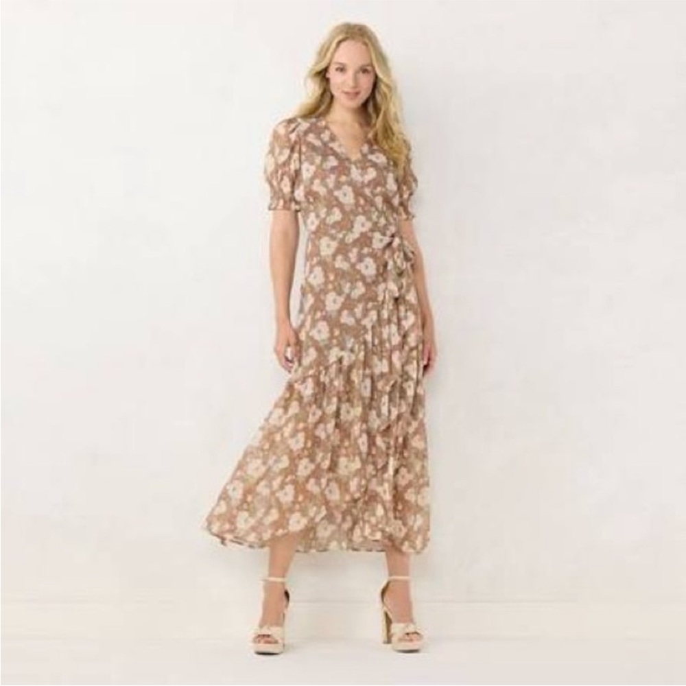 Floral Wrap Dress